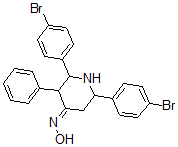 CAS#: 124069-16-5, (NE)-N-[2,6-Bis(4-Bromophenyl)-3-Phenylpiperidin-4-Ylidene]Hydroxylamine
