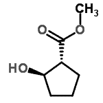 CAS 登录号：124150-22-7， 甲基(1R,2R)-2-羟基环戊烷羧酸酯