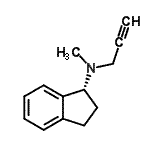 CAS 登录号：124192-87-6， (1R)-N-甲基-N-(2-丙炔-1-基)-1-茚满胺