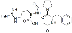 CAS 登录号：124216-70-2， [1-[(2S)-2-[[(2R)-2-乙酰氨基-3-苯基丙酰基]氨基甲酰]吡咯烷-1-基]-4-(二氨基亚甲基氨基)丁基]硼酸