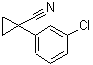 CAS 登录号：124276-32-0， 1-(3-氯苯基)环丙烷甲腈