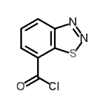 CAS#: 124371-49-9, 1,2,3-Benzothiadiazole-7-Carbonyl Chloride