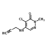 CAS#: 124414-87-5, 4-Chloro-2-Methyl-5-(2-Propyn-1-Ylamino)-3(2H)-Pyridazinone