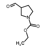 CAS 登录号：124438-22-8， 乙基3-甲酰基-1-吡咯烷羧酸酯