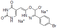 CAS 登录号：124449-74-7， (2E)-5-(4-溴苯基)-2-[(2,4-二氧代-1H-嘧啶-5-基)亚甲基]-3,6-二氢-1,3,4-恶二嗪-6-醇二钠