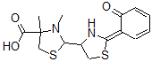 CAS 登录号：124508-94-7， 3,4-二甲基-2-[(2Z)-2-(6-氧代-1-环己-2,4-二烯亚基)-1,3-噻唑烷-4-基]-1,3-噻唑烷-4-羧酸
