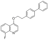 CAS#: 124533-95-5, 8-Fluoro-4-[2-(4-Phenylphenyl)Ethoxy]Quinoline