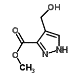 CAS 登录号：124598-39-6， 甲基4-(羟基甲基)-1H-吡唑-3-羧酸酯