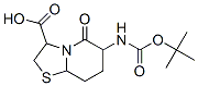 CAS#: 124602-20-6, 6-[(2-Methylpropan-2-Yl)Oxycarbonylamino]-5-Oxo-2,3,6,7,8,8alpha-Hexahydro-[1,3]Thiazolo[2,3-f]Pyridine-3-Carboxylic Acid