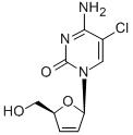 CAS 登录号：124743-30-2， 4-氨基-5-氯-1-[(2R,5S)-5-(羟基甲基)-2,5-二氢呋喃-2-基]嘧啶-2-酮