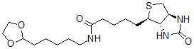 CAS#: 124884-03-3, 5-[(3aS,6R,6aS)-2-Oxo-1,3,3a,4,6,6a-Hexahydrothieno[3,4-d]Imidazol-6-Yl]-N-[5-(1,3-Dioxolan-2-Yl)Pentyl]Pentanamide