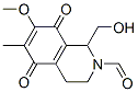 CAS 登录号：124909-66-6， 1-(羟基甲基)-7-甲氧基-6-甲基-5,8-二氧代-3,4-二氢-1H-异喹啉-2-甲醛