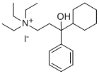 CAS#: 125-99-5, (3-Cyclohexyl-3-Hydroxy-3-Phenylpropyl)-Triethylazanium Iodide