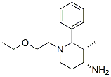 CAS 登录号：125080-82-2， (3R,4R)-1-(2-乙氧基乙基)-3-甲基-2-苯基哌啶-4-胺