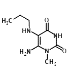 CAS#: 125092-42-4, 6-Amino-1-Methyl-5-(Propylamino)-2,4(1H,3H)-Pyrimidinedione