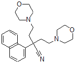 CAS 登录号：1251-31-6， alpha,alpha-二(2-吗啉基乙基)-1-萘乙腈