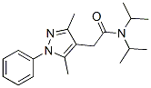 CAS 登录号：125103-57-3， 2-(3,5-二甲基-1-苯基吡唑-4-基)-N,N-二(丙-2-基)乙酰胺