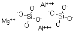 CAS 登录号：12511-31-8， 硅酸镁铝(2:1:2)