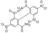 CAS#: 125110-12-5, 2-(2-Carbamoyl-4,6-Dinitrophenyl)-3,5-Dinitrobenzamide