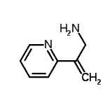CAS 登录号：125282-28-2， 2-(2-吡啶基)-2-丙烯-1-胺