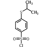 CAS 登录号：125393-26-2， 4-(异丙基硫基)苯磺酰氯