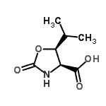 CAS 登录号：125473-34-9， (4S,5S)-5-异丙基-2-氧代-1,3-恶唑烷-4-羧酸