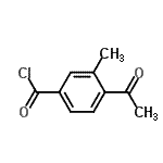CAS 登录号：125564-46-7， 4-乙酰基-3-甲基苯甲酰氯