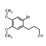 CAS 登录号：125593-63-7， 3-(2-溴-4,5-二甲氧基苯基)-1-丙醇