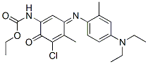 CAS 登录号：125630-94-6， 乙基N-[(3S)-5-氯-3-[(4-二乙基氨基-2-甲基苯基)亚氨基甲基]-4-甲基-6-氧代-1-环己-1,4-二烯基]氨基甲酸酯
