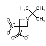 CAS 登录号：125735-38-8， 1-(2-甲基-2-丙基)-3,3-二硝基吖丁啶