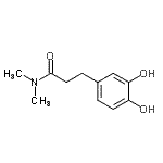 CAS 登录号：125789-96-0， 3-(3,4-二羟基苯基)-N,N-二甲基丙酰胺