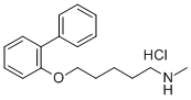 CAS 登录号：125849-20-9， N-甲基-5-(2-苯基苯氧基)戊烷-1-胺盐酸盐