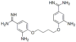 CAS#: 125901-99-7, 3-Amino-4-[4-(2-Amino-4-Carbamimidoylphenoxy)Butoxy]Benzenecarboximidamide