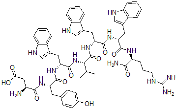 CAS 登录号：126050-12-2， 5-酪氨酰-6,8,9-色氨酰-10-精氨酰-神经激肽A(4-10)