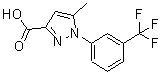 CAS#: 126067-60-5, 5-Methyl-1-[3-(Trifluoromethyl)Phenyl]-1H-Pyrazole-3-Carboxylic Acid