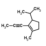 CAS#: 126133-03-7, 3-Isopropyl-1-Methyl-2-(1-Propyn-1-Yl)Cyclopentene