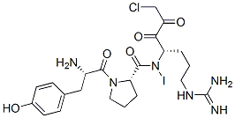 CAS#: 126251-21-6, Iodotyrosyl-prolyl-arginyl chloromethyl ketone