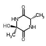 CAS#: 126266-47-5, (3R,6S)-3-Hydroxy-3,6-Dimethyl-2,5-Piperazinedione