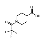 CAS 登录号：126501-70-0， 1-(三氟乙酰基)-4-哌啶羧酸