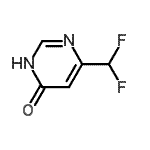 CAS#: 126538-89-4, 6-(Difluoromethyl)-4(1H)-Pyrimidinone