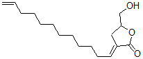CAS 登录号：126622-46-6， 3-十二碳-11-烯亚基-5-(羟基甲基)四氢呋喃-2-酮