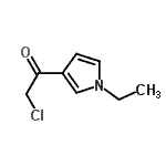 CAS#: 126624-56-4, 2-Chloro-1-(1-Ethyl-1H-Pyrrol-3-Yl)Ethanone