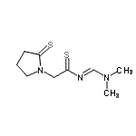 CAS 登录号：126647-13-0， N-[(E)-(二甲基氨基)亚甲基]-2-(2-硫代-1-吡咯烷基)硫代乙酰胺