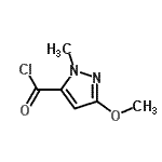CAS#: 126674-99-5, 3-Methoxy-1-Methyl-1H-Pyrazole-5-Carbonyl Chloride