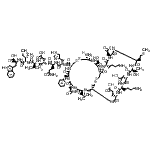 CAS 登录号：126738-34-9， N-({(1R,4S,7S,10S,13S,16S,19S,22S,25R,28S,31R,36R,39S,42S,45S)-31-氨基-7,22-二(4-氨基丁基)-42-(2-氨基-2-氧代乙基)-39-苄基-4-(2-羧基乙基)-10,19-二(羧甲基)-13-[(1R)-1-羟基乙基]-28-(羟基甲基)-45-异丁基-16-[2-(甲硫基)乙基]-3,6,9,12,15,18,21,24,27,30,38,41,44,47-十四碳氧代-33,34,49,50-四硫杂-2,5,8,11,14,17,20,23,26,29,37,40,43,46-十四碳氮杂双环[23.22.4]H烯戊c酮t-36-基}羰基)-L-组氨酰-L-谷氨酰胺酰-L-alpha-天冬氨酰-L-缬氨酰-L-异亮氨酰-L-色氨酸