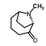 CAS 登录号：126811-07-2， (1S)-9-甲基-9-氮杂双环[4.2.1]壬烷-2-酮