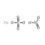 CAS 登录号：12687-78-4， 铅硅酸盐硫酸盐