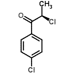 CAS 登录号：126918-29-4， (2R)-2-氯-1-(4-氯苯基)-1-丙酮