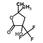 CAS 登录号：126953-88-6， 3-羟基-5,5-二甲基-3-(三氟甲基)四氢呋喃-2-酮