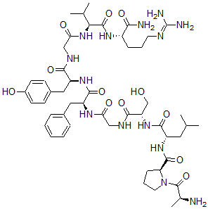 CAS 登录号：126985-98-6， 蝗速激肽II
